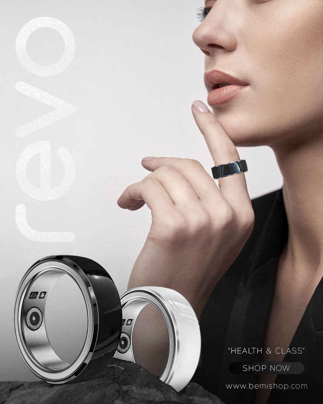 Samrt Ring Taglines Unlock the Future of Fitness and Well-Being with Smart Rings - Bemishop.com