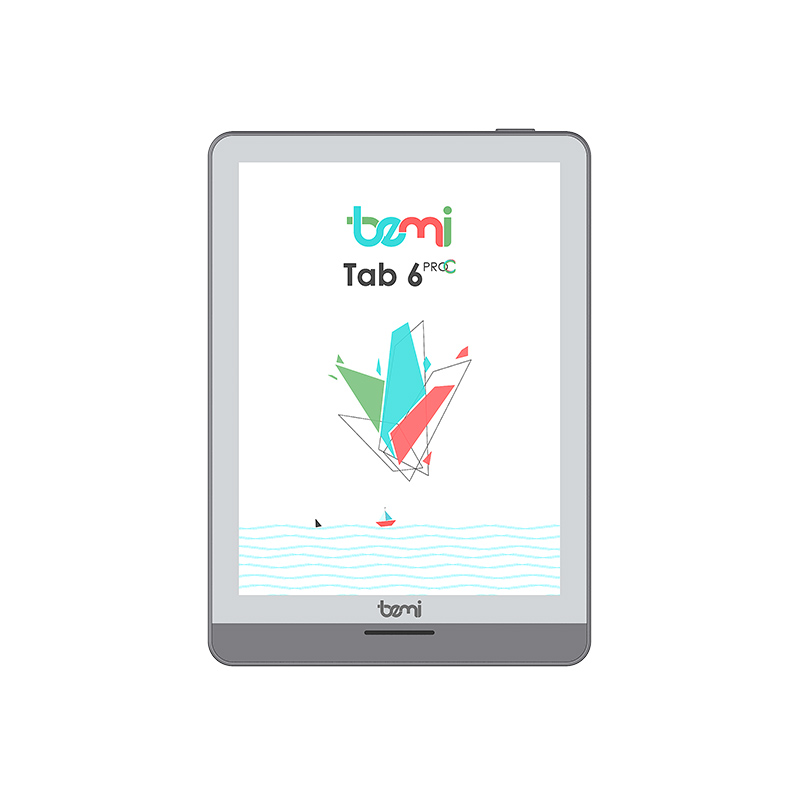 Ebook reader Bemi Cognita Tab 6 ProC /6-inch COLOR eink Kaleido/ 3GB+32GB/ smart LED/ anti glare touch panel/ wifi5 / Bluetooth/ android / Legimi/ EmpikGo grey