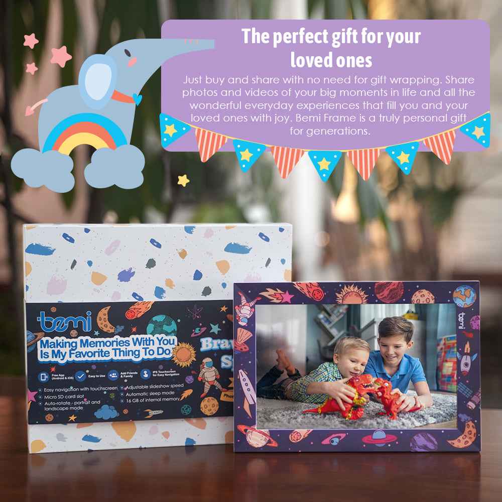 Bemi Kid's Frame | 10.1 " WIFI Digital Photo Frame