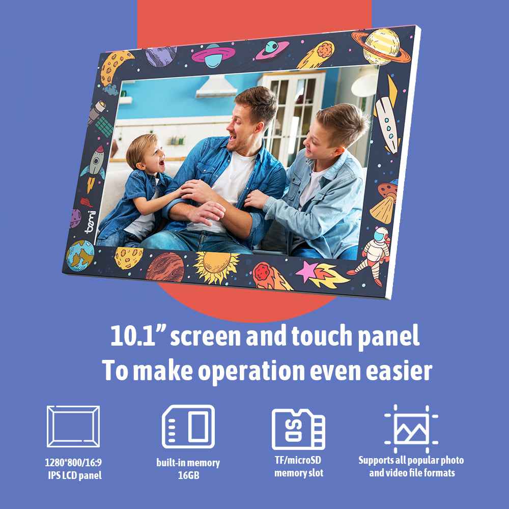 Bemi Kid's Frame | 10.1 " WIFI Digital Photo Frame