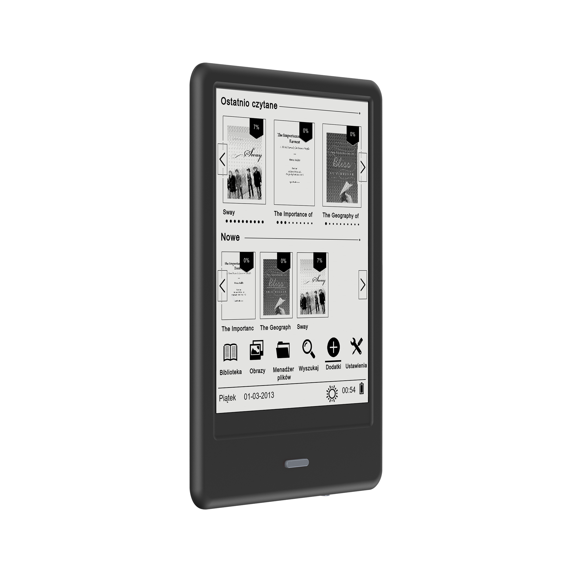 Bemi Cognita X reader | Dual Color Front Light | 6" High-definition Touchscreen | 8GB