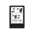 Ebook reader Bemi Cognita X /6-inch eink Carta /8GB/smart LED/anti glare touch panel/ DRM support/ PDF Reflow/ 1900mAh battery black