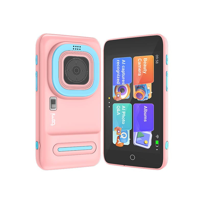 Bemi Pixi Kids Camera with Meta AI – Pink