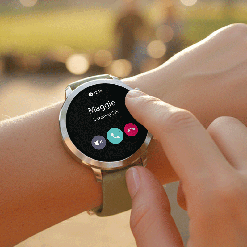 Bemi Zeno AI Smartwatch – silver